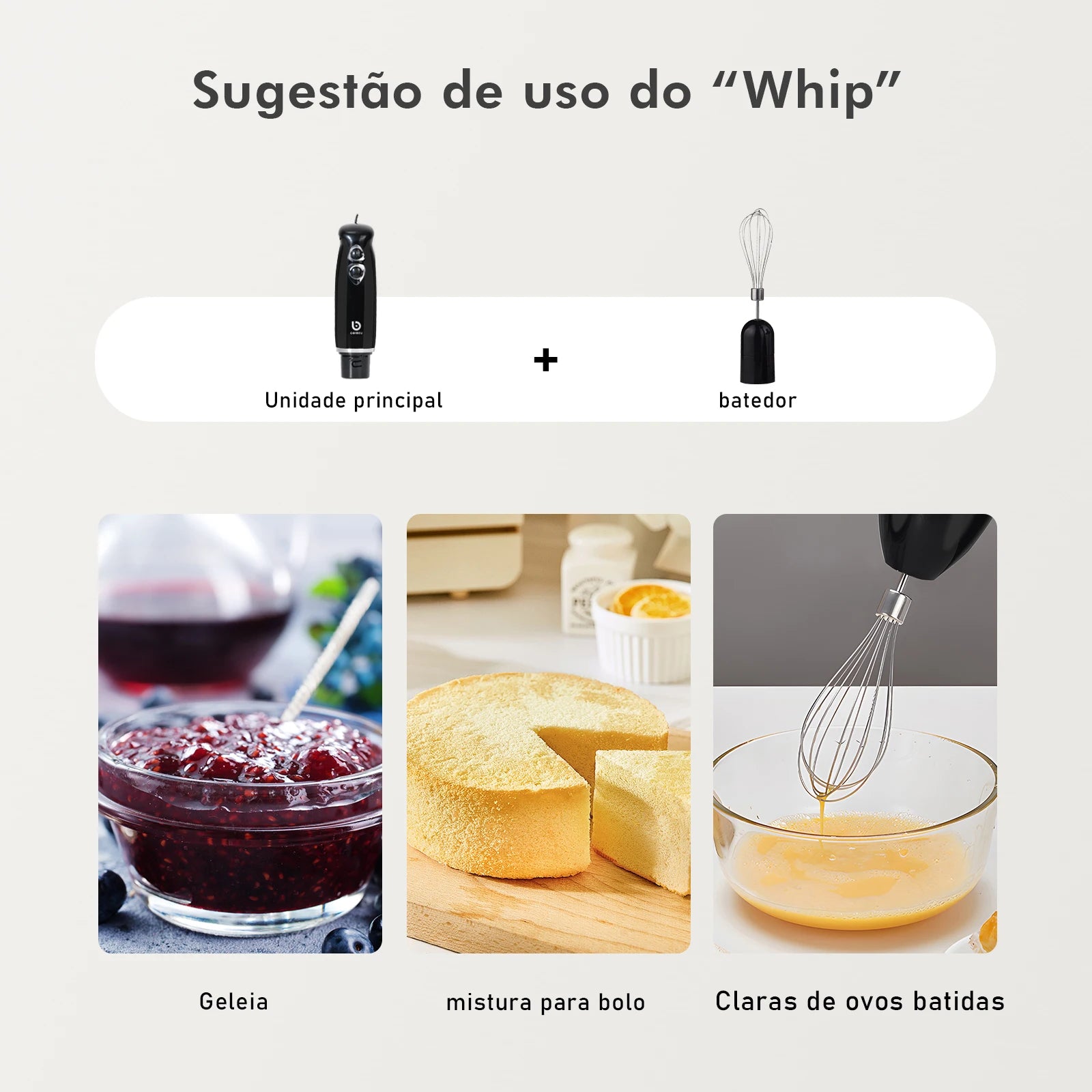 Mini Liquidificador Portátil Elétrico 127V/220V