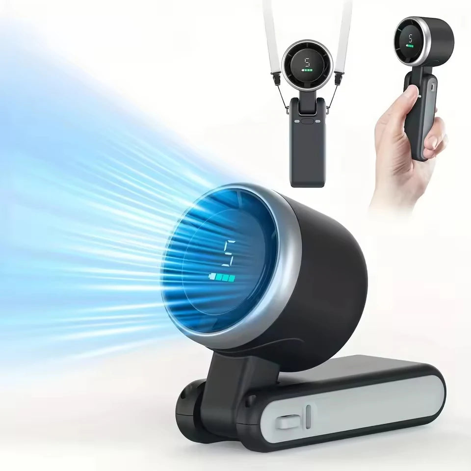 Mini Ventilador USB Recarregável com Bateria de Lítio | Portátil e Silencioso
