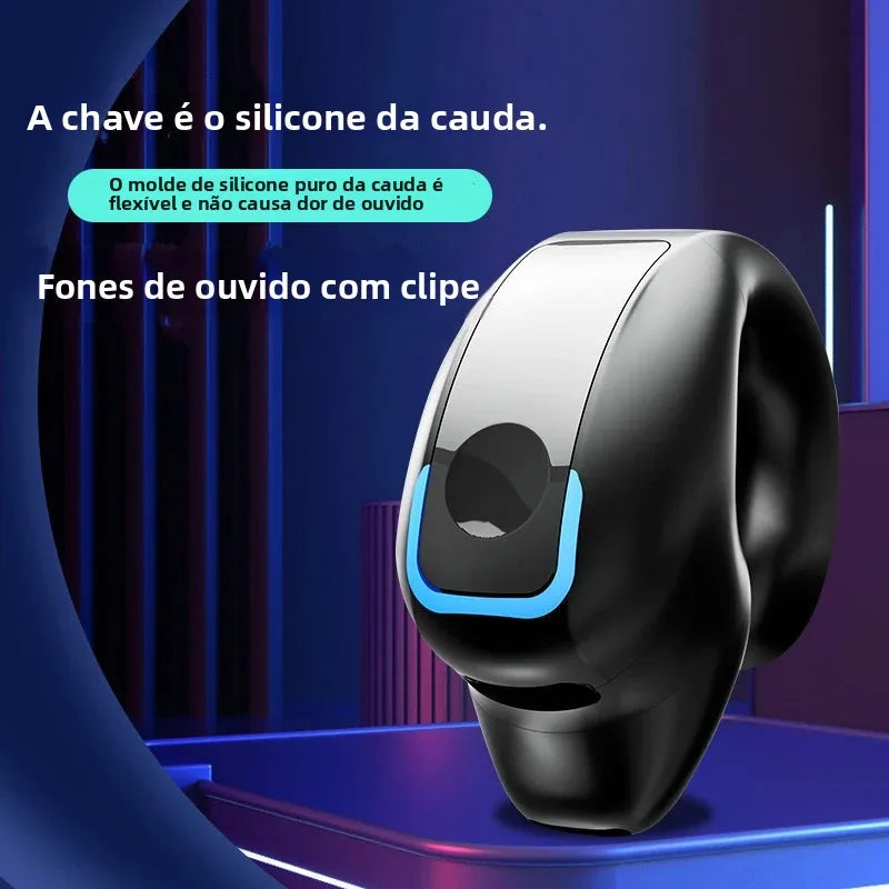 Fone Bluetooth de Condução Óssea com Microfone