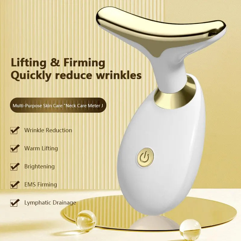 Massageador Facial e de Pescoço Elétrico | Lifting e Firmeza em Casa