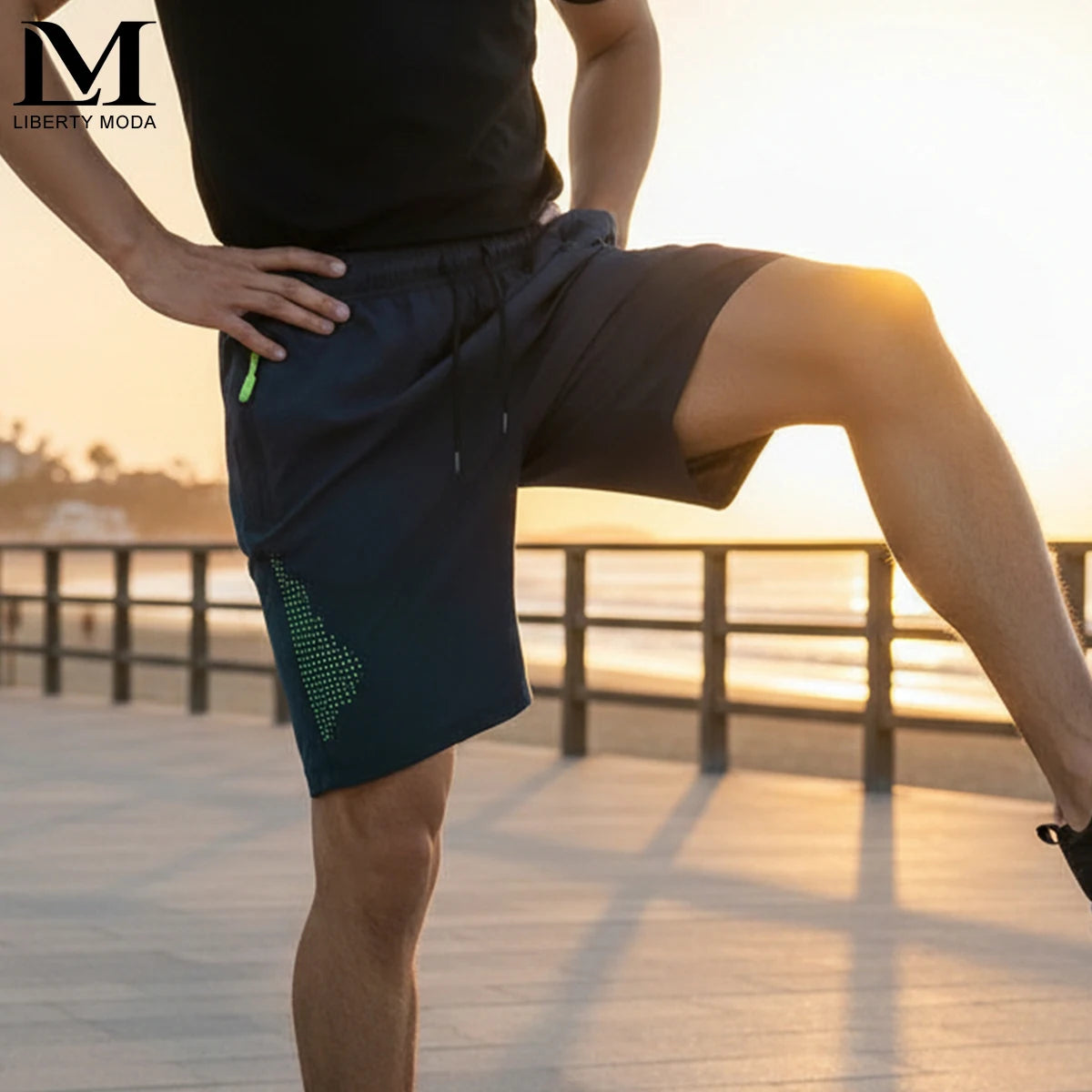 Short de Corrida Masculino Leve e Respirável