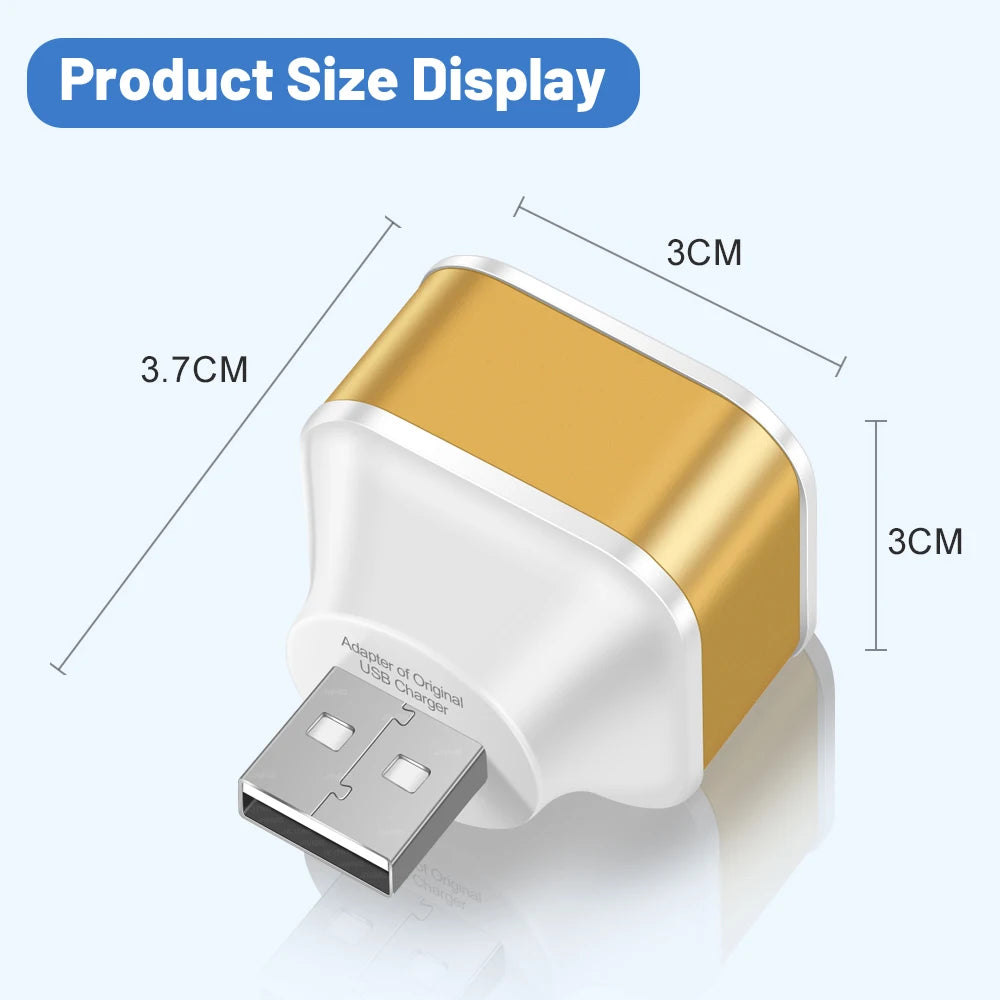 Adaptador USB 3 em 1 com 3 Portas USB 2.0