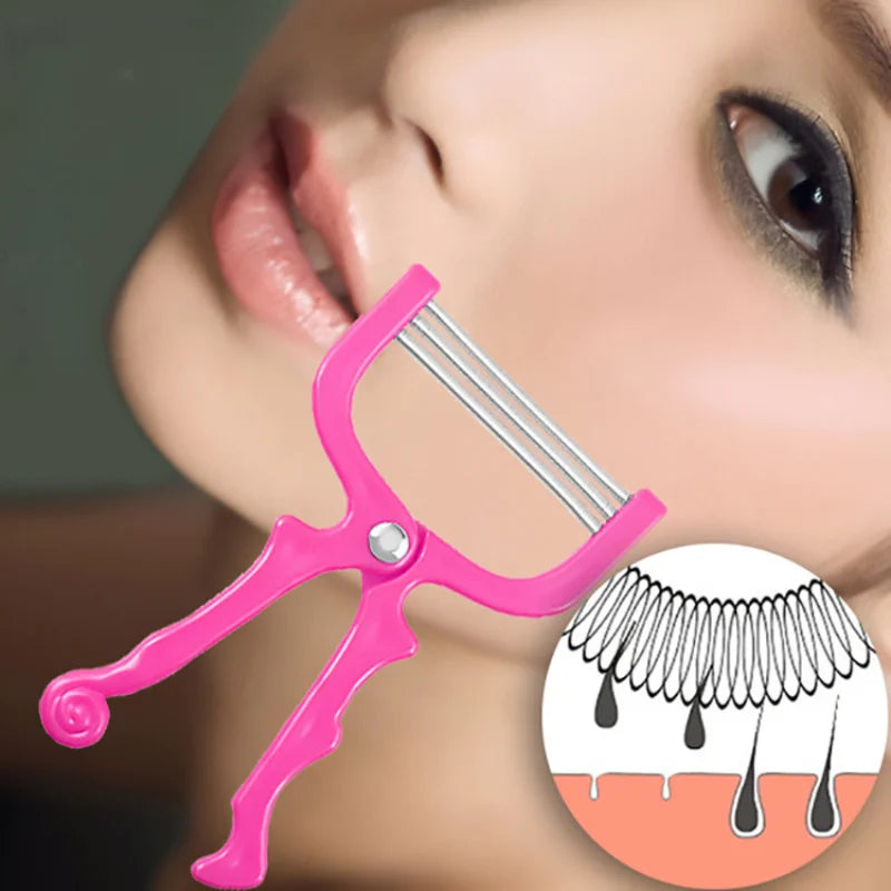 Depilador Facial Portátil para Lábios e Sobrancelhas | Remoção Suave de Pelos
