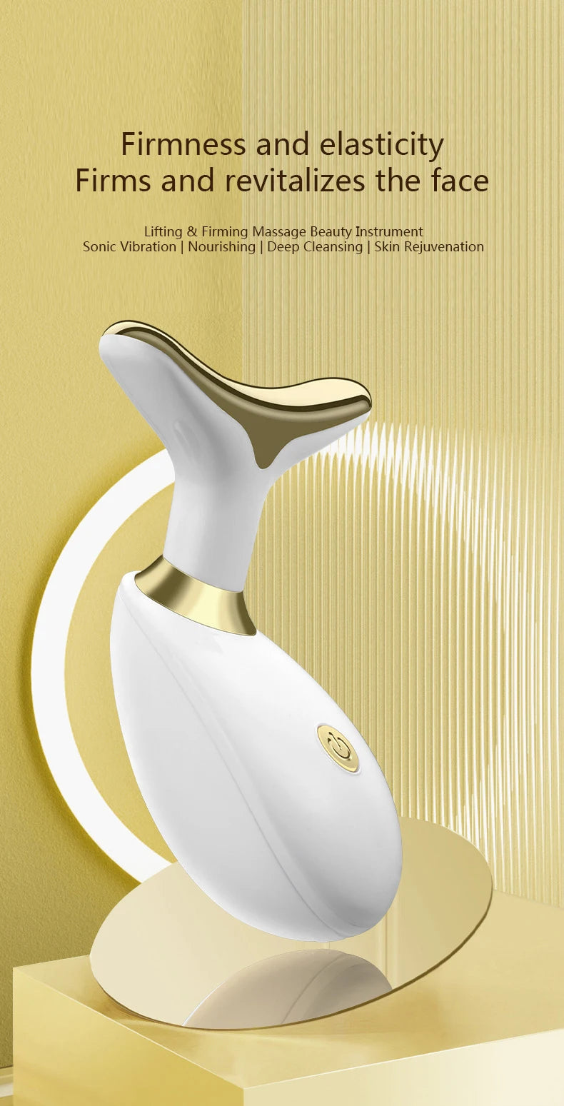 Massageador Facial e de Pescoço Elétrico | Lifting e Firmeza em Casa