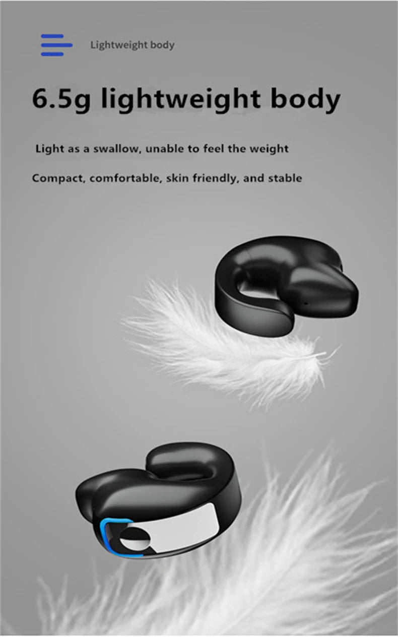 Fone Bluetooth de Condução Óssea com Microfone