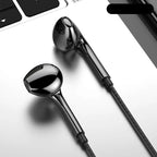 Fone de Ouvido com Fio e Microfone 3,5mm