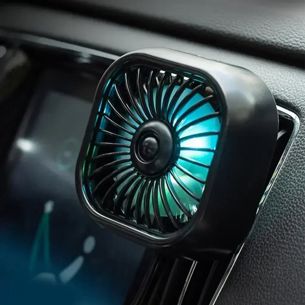 Mini Ventilador USB para Carro | Resfriamento Rápido e Silencioso