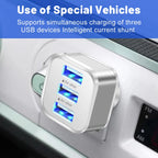 Adaptador USB 3 em 1 com 3 Portas USB 2.0