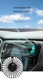 Mini Ventilador USB para Carro | Resfriamento Rápido e Silencioso