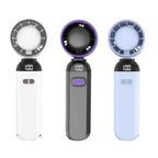 Mini Ventilador Portátil 6000mAh com 100 Velocidades e Display LED