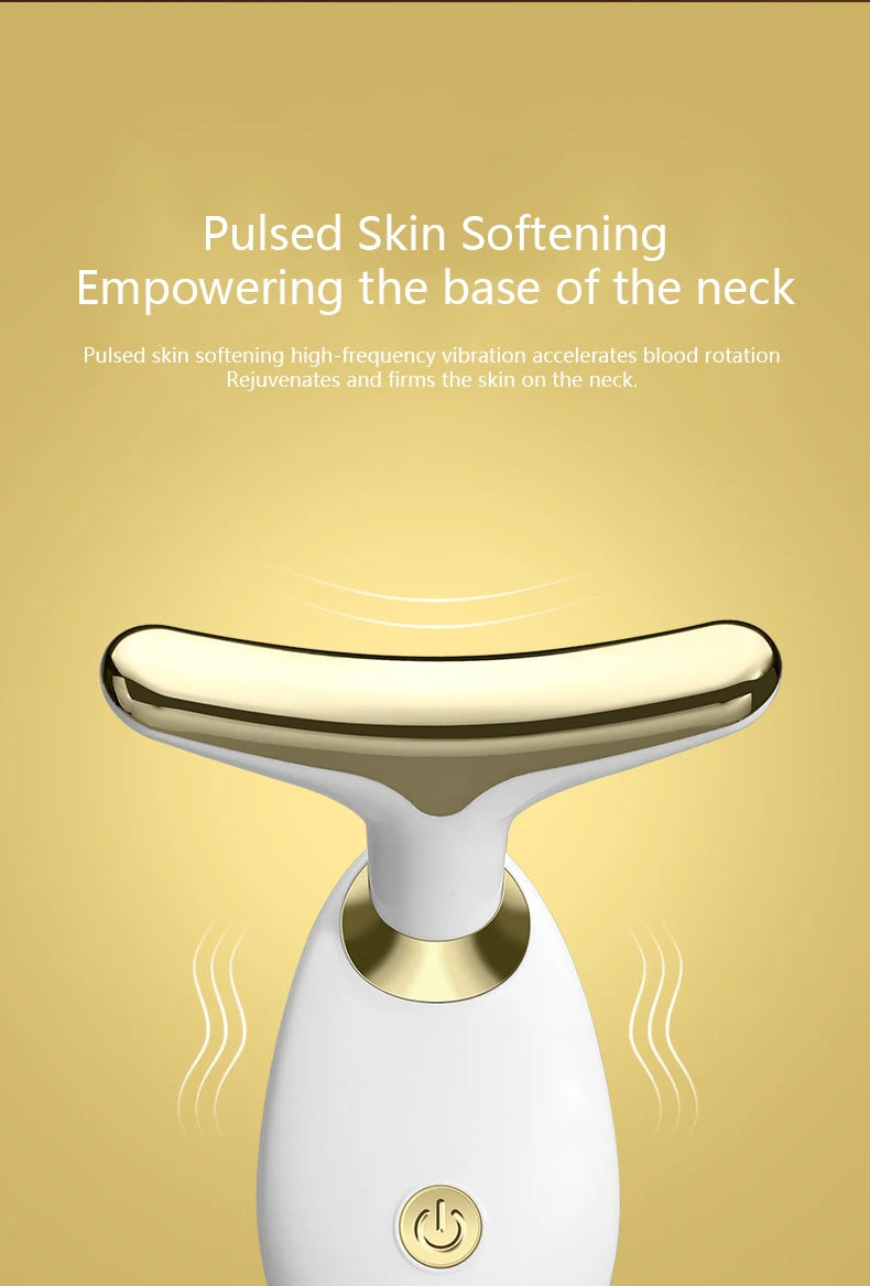 Massageador Facial e de Pescoço Elétrico | Lifting e Firmeza em Casa