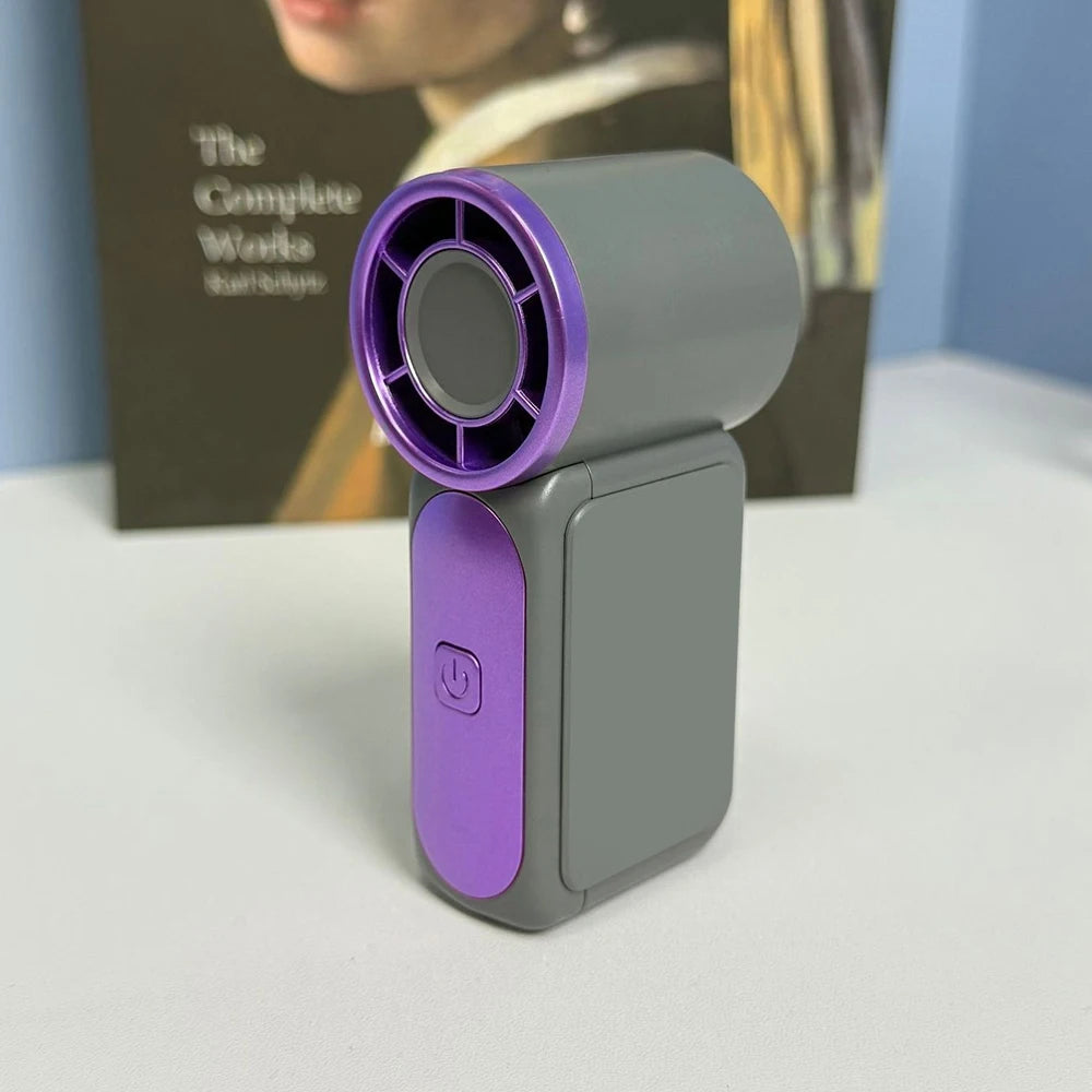 Mini Ventilador USB Recarregável com Bateria de Lítio | Portátil e Silencioso