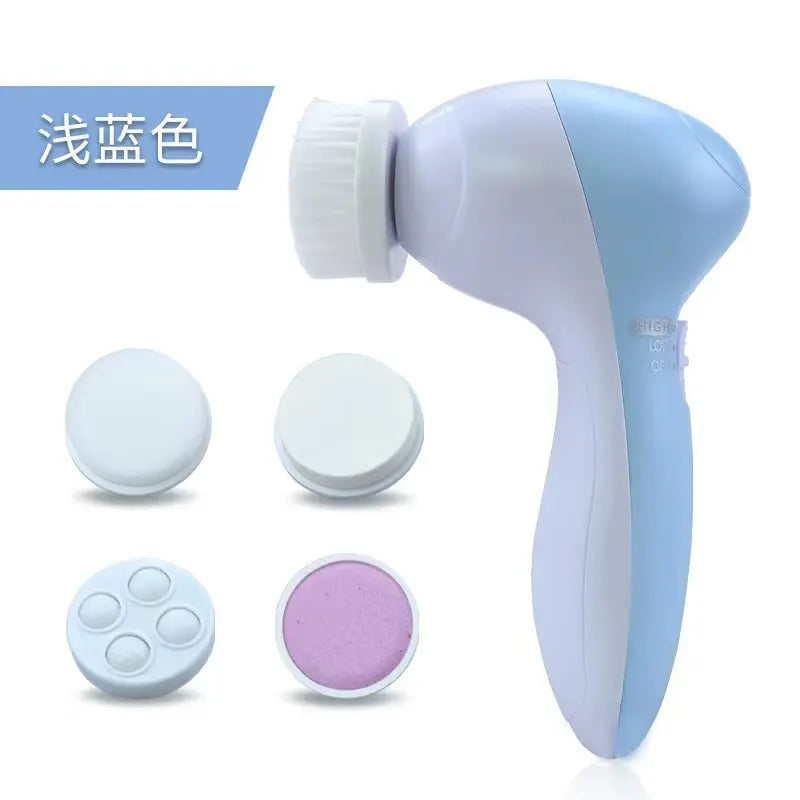 Kit Limpeza Facial 5 em 1 — Escova + Massageador + Remove Cravos