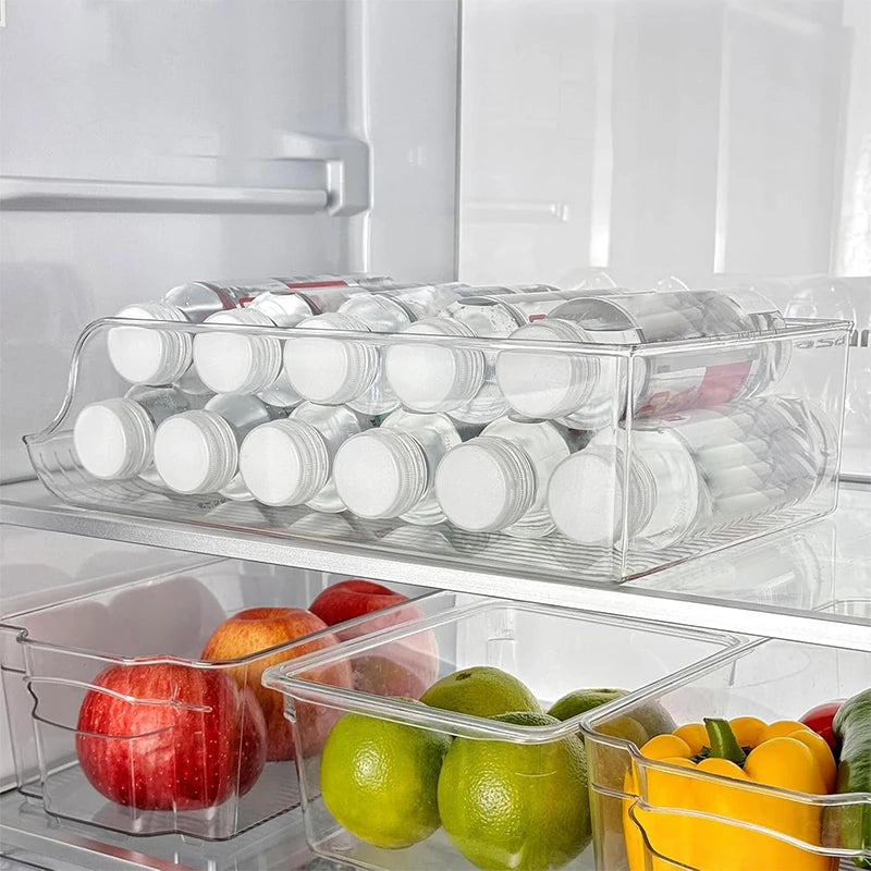 Organizador de Latas para Geladeira com Dispenser