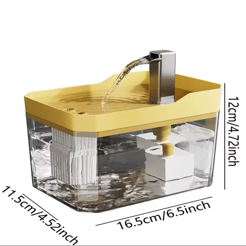 Bebedouro Automático para Gatos 1,5L com Filtro | Água Sempre Fresca