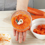 Processador de Alimentos Manual Portátil | Picar, Triturar e Misturar