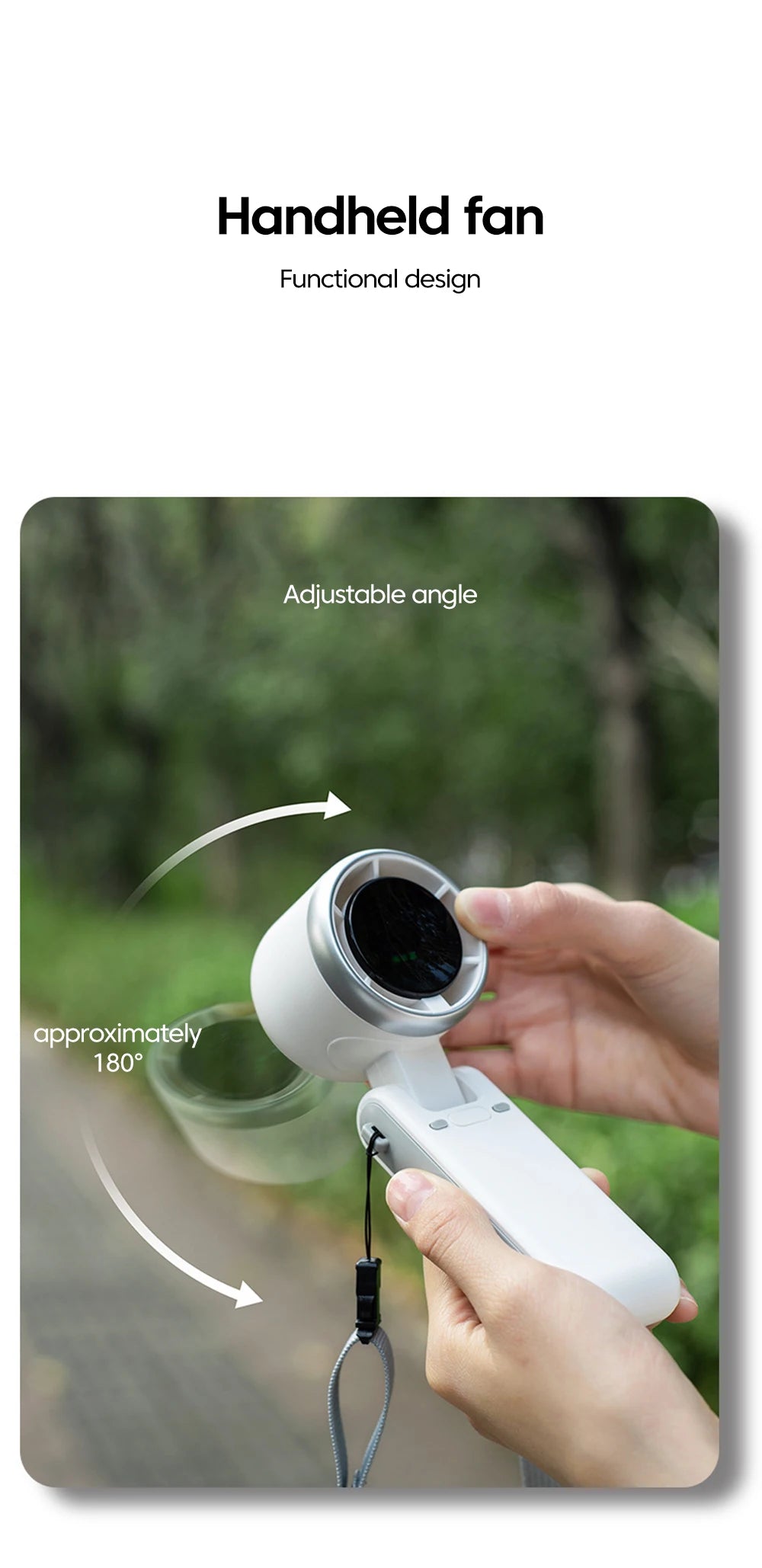 Mini Ventilador USB Recarregável com Bateria de Lítio | Portátil e Silencioso