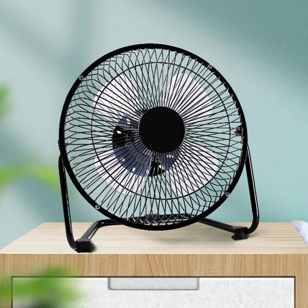 Mini Ventilador USB Girável para Mesa | Leve e Silencioso
