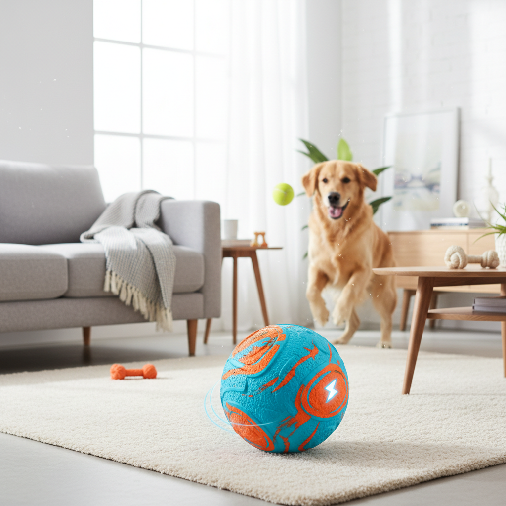 Bola interativa para cães lifestyle