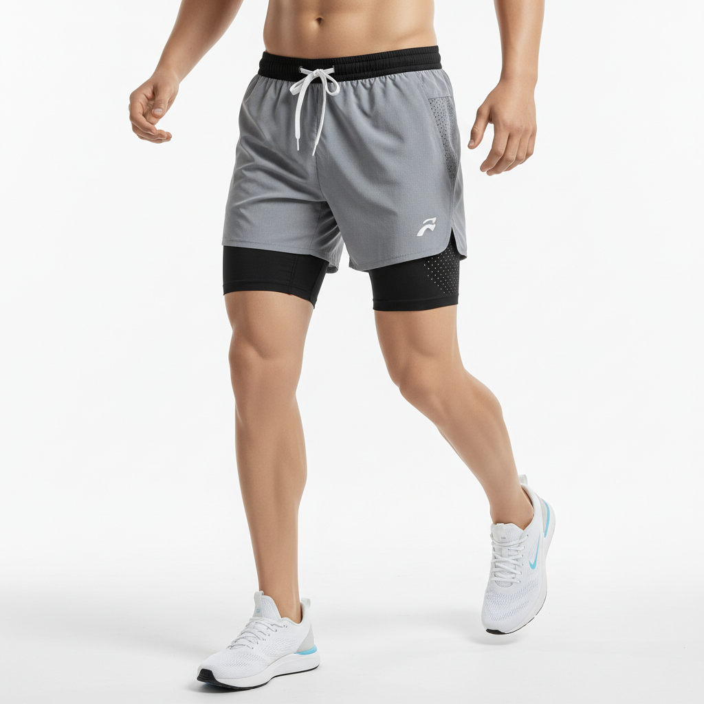 Short de corrida leve respirável lifestyle