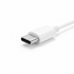 Fone com fio Type-C Jack branco - conector USB-C