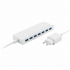 Hub USB 3.0 7 portas plug UE 3/4