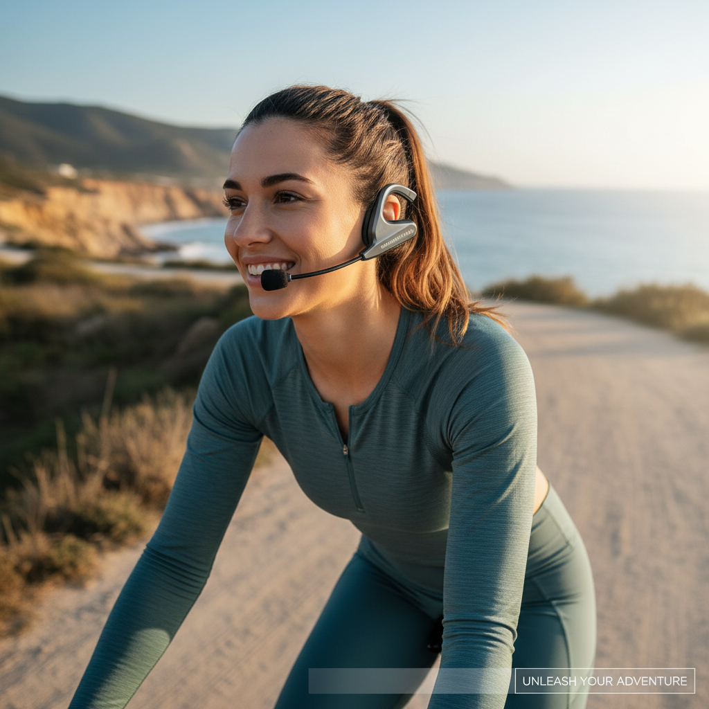 Fone bluetooth condução óssea lifestyle