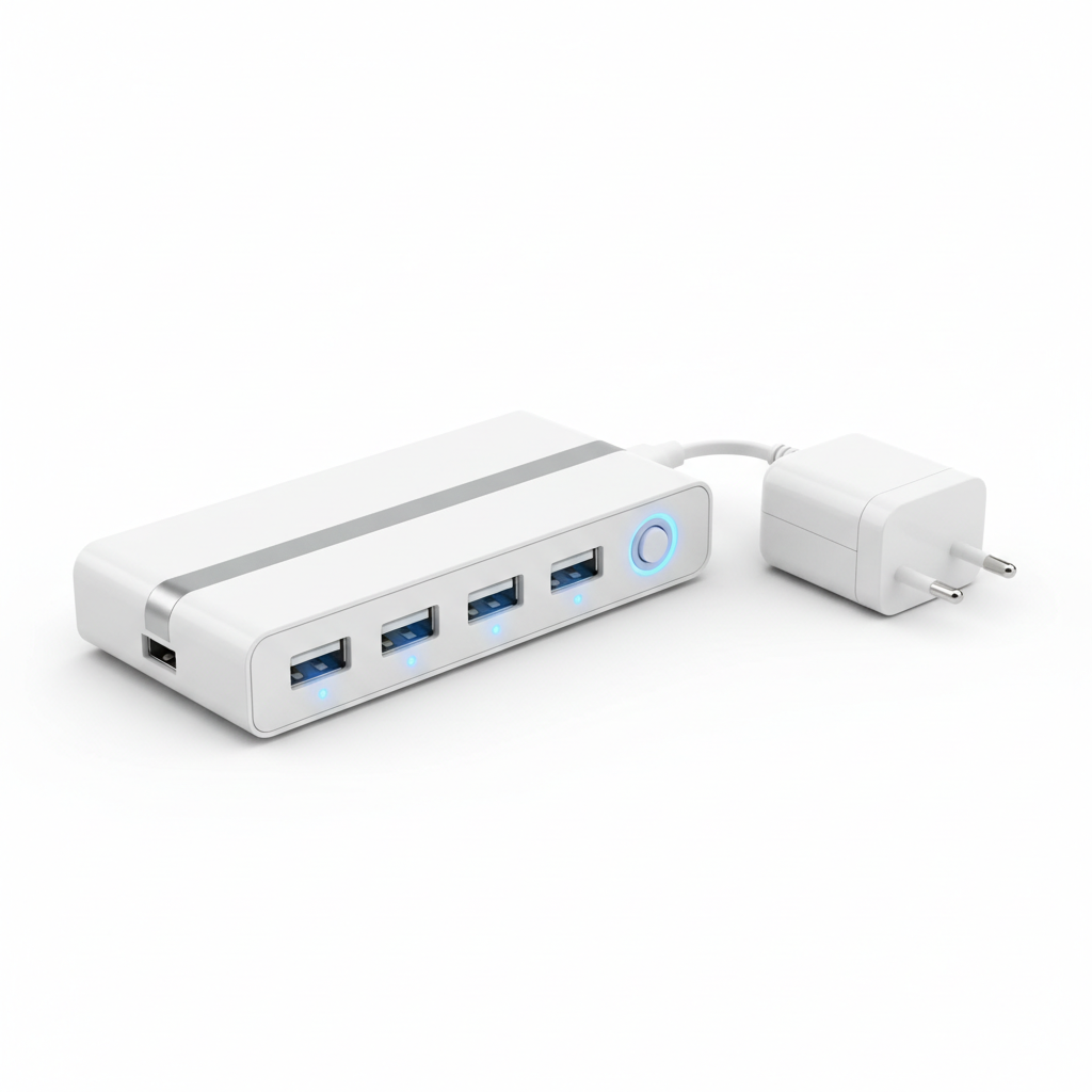Hub USB 3.0 4 portas plug UE 3/4