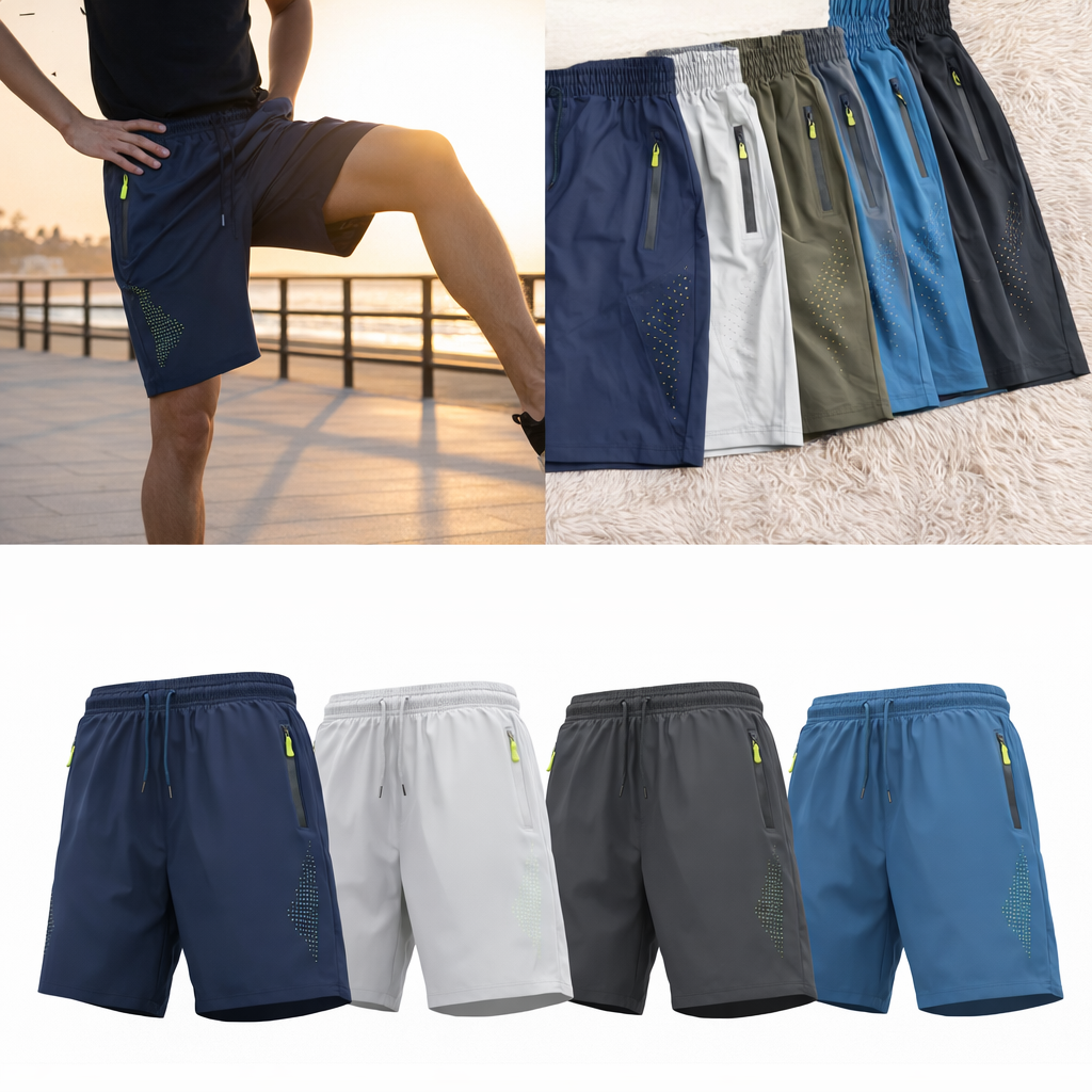 Short de Corrida Masculino Leve e Respirável